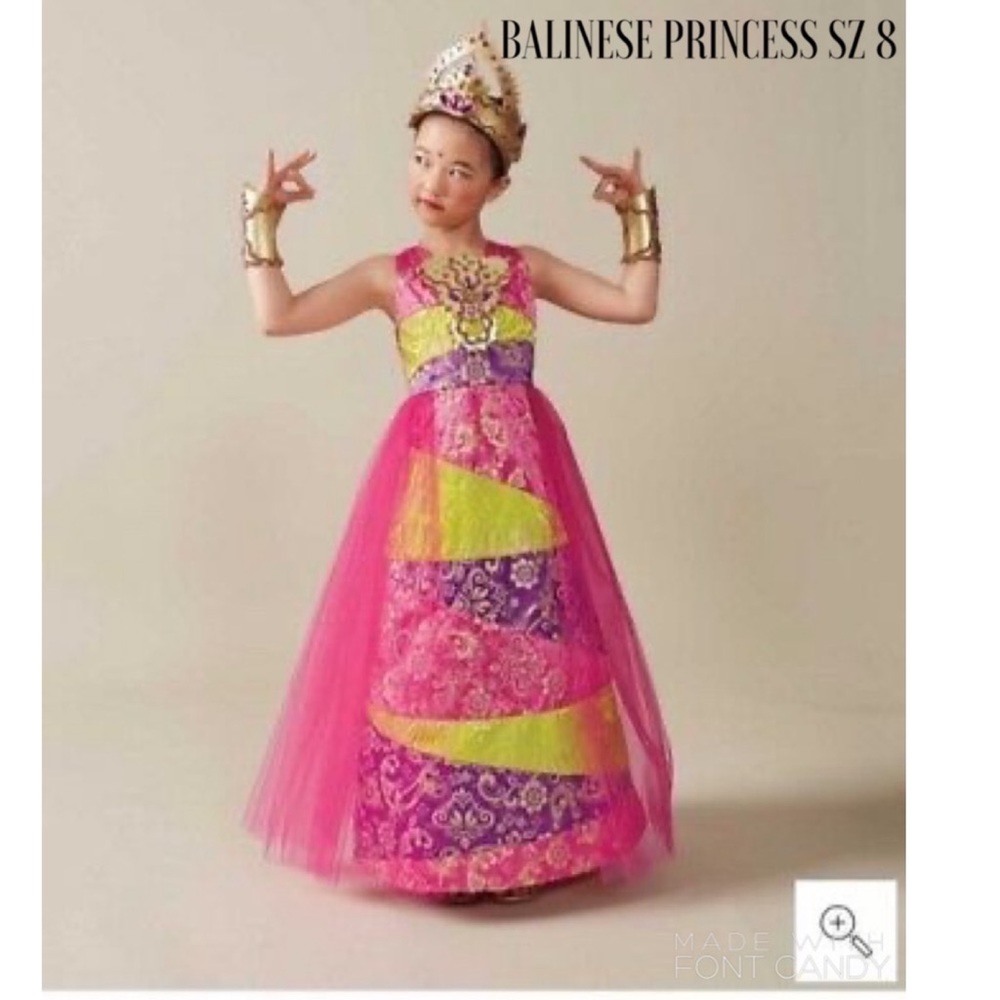 NEW Chasing Fireflies BALINESE PRINCESS Costume 8
